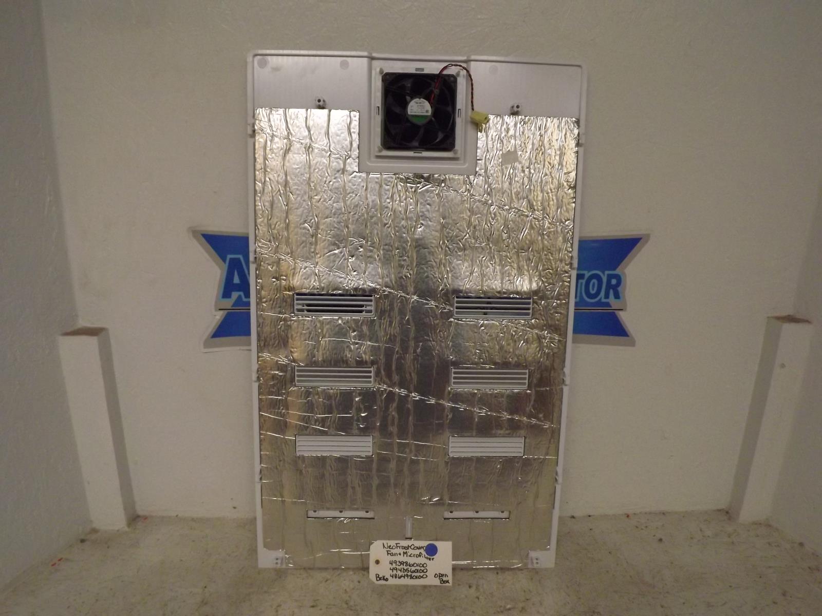 Beko Refrigerator 4939860100 4943560100 4864980100 Cover, Fan & Microfilter OB Beko Refrigerator 4939860100 4943560100 4864980100 Cover, Fan & Microfilter OB